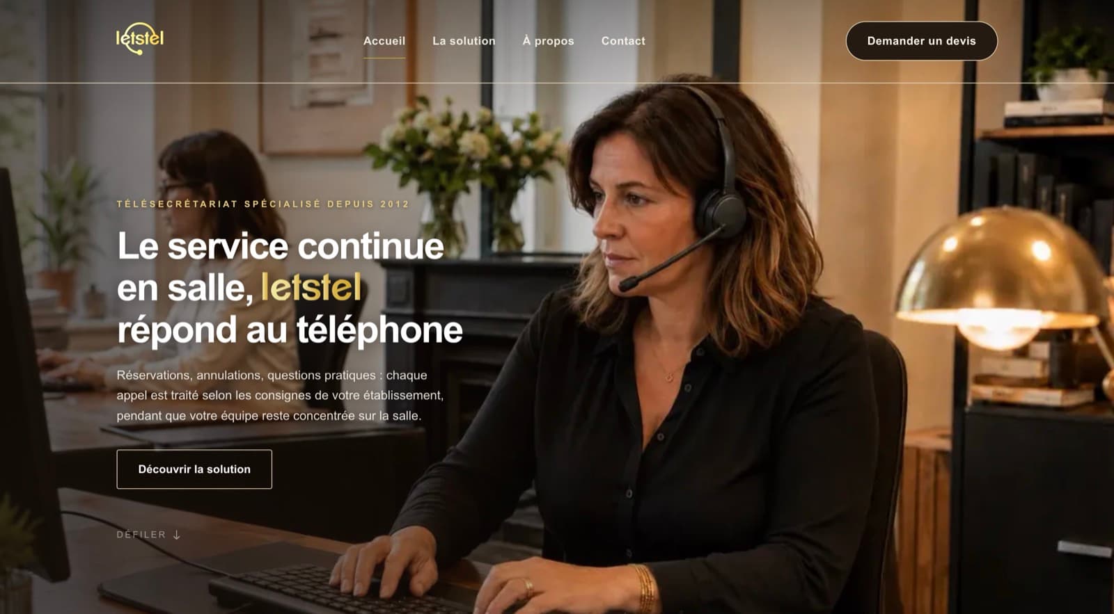 Aperçu du site letstel