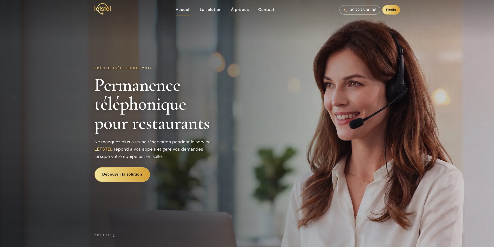 Aperçu du site letstel